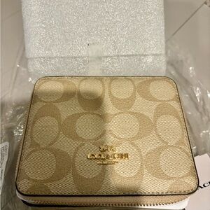 Coach Gold Jewelry Case